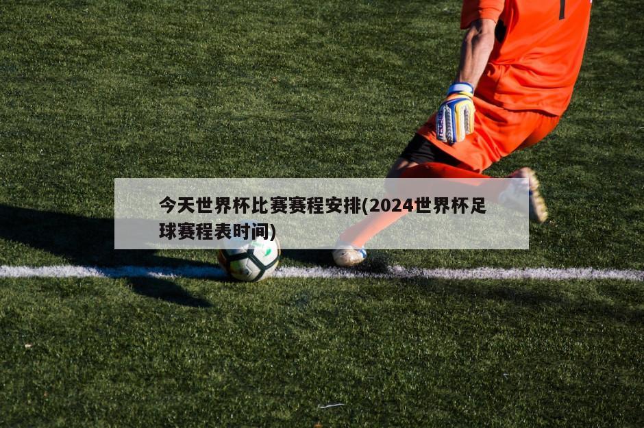 今天世界杯比赛赛程安排(2024世界杯足球赛程表时间)